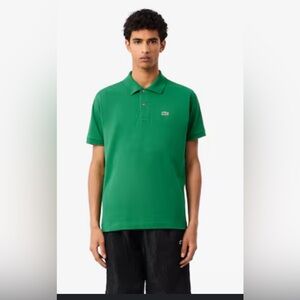 Lacoste Men's Green Short Sleeve Polo Shirt Size 8 XXL EUC